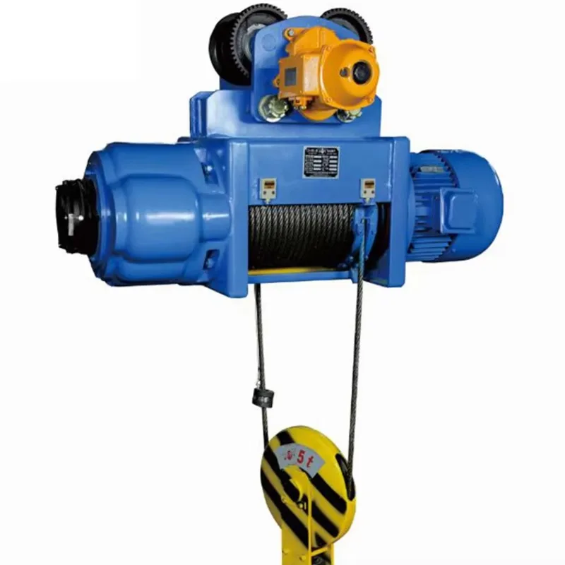 220V Industrial Wire Rope Electric Hoist 5-10 Ton Sturdy Construction Lifting Hoist For Building Site Material Transport Use
