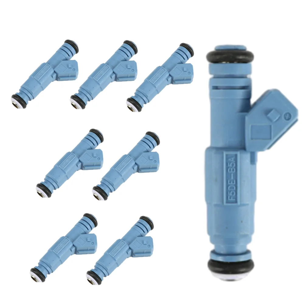 8Pcs Fuel Injectors 24LB 250cc For Ford Pontiac Chevrolet LS1 EV1 5.0L 5.7L V8 0280155715 0280150947 0280150965