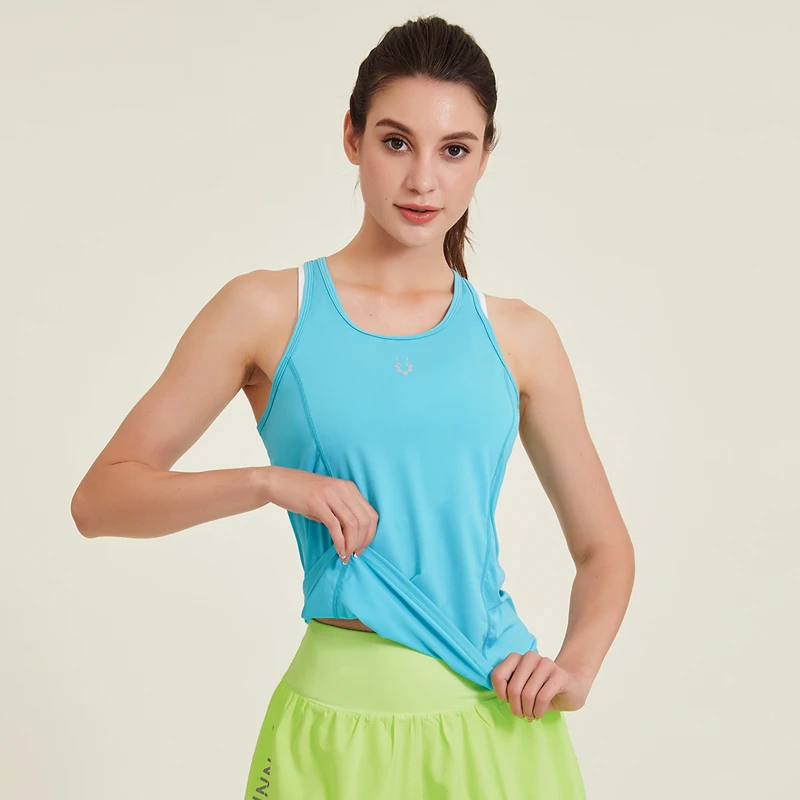 Women Tank Top Stretchy Casual Sleeveless Vest Fitness Workout Sport Gym Yoga Sport Shirts Athletic T Shirt Running Tanks