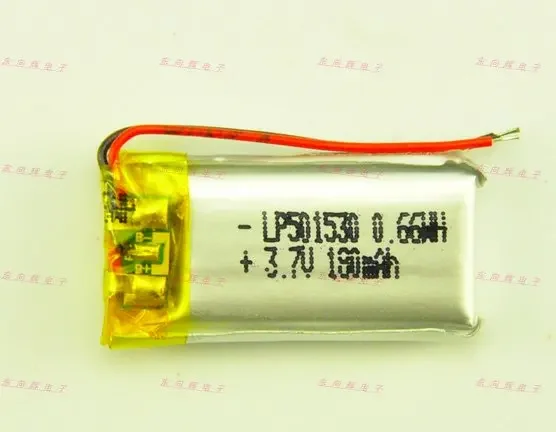 Bluetooth headset battery _3.7v 190mAh LP501530 polymer battery polymer battery manufacturer Rechargeable Li-ion Cell Rechargeab