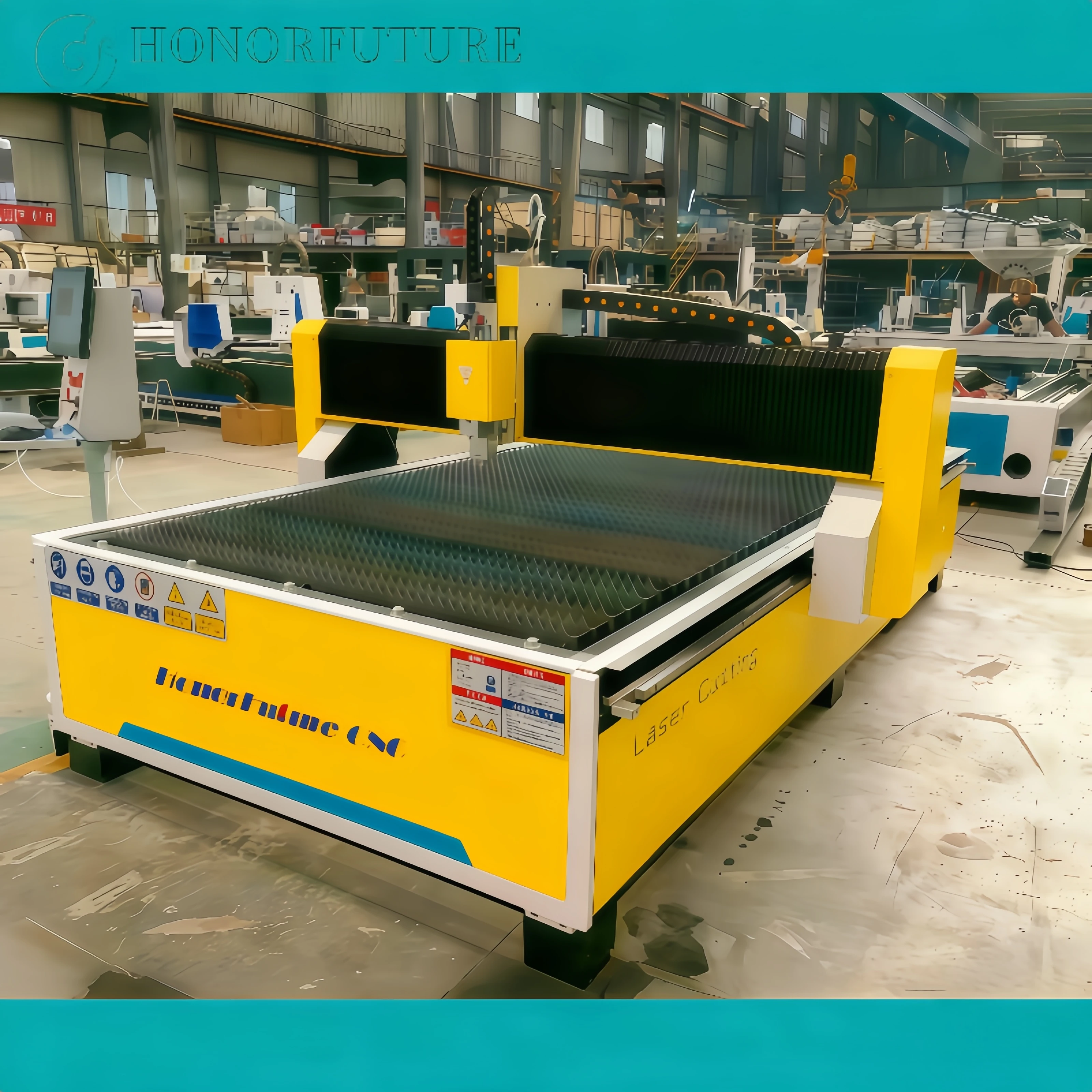 

Quality 1200w Fiber Laser Cutting Machine for Stainless Steel Carbon Aluminum Plate Sheet Metal 1500w 2kw 3kw 6kw 12kw for Sale