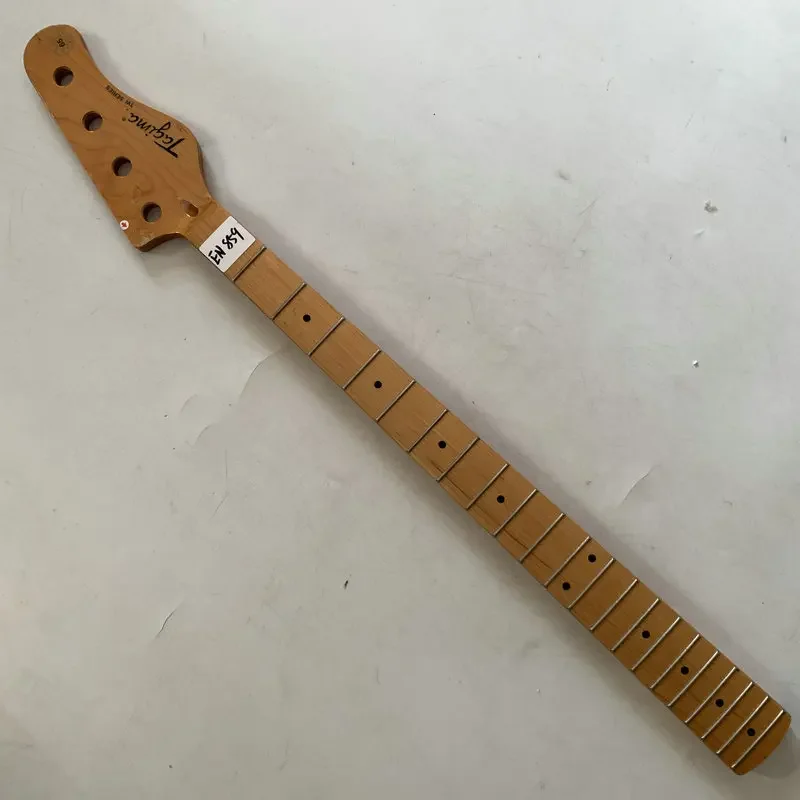 EN859  Original Tagima Tw Series 4 String Electric Bass Neck 21 Frets Maple Wood for DIY Replace  Bass Parts Paints Damage