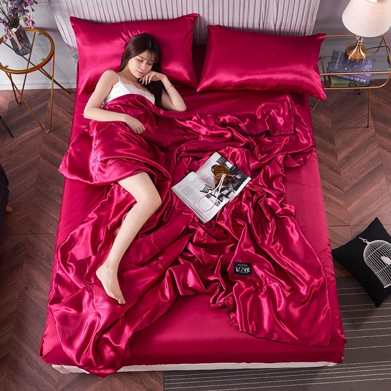 Akayoo Summer Simple Ice Silk Quilt, Washable Ice Silk Simple Air Conditioning Comfoter Quilt,Premium Cool Ice Silk Summer Quilts for Hot Sleepers,Blanket Easy To Clean Suitable Akayoo Summer Simple Ice Silk Quilt, Washable Ice Silk Simple Air Conditioning Comfoter Quilt,Premium Cool Ice Silk Summer Quilts for Hot Sleepers,Blanket Easy To Clean Suitable