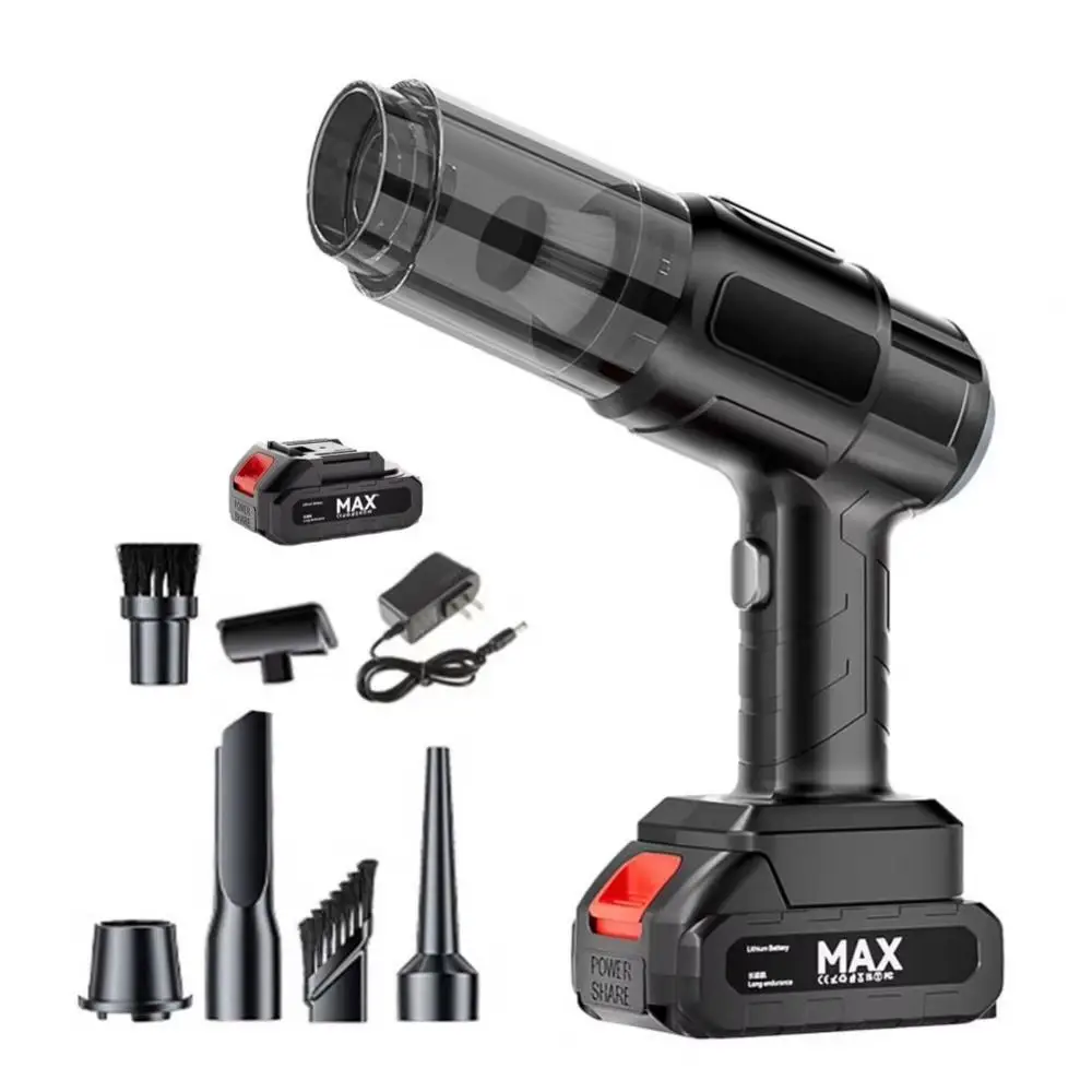 

4 in1 Car Vacuum Cleaner Strong Suction High Power Wireless Dust Blower Rechargeable Multifunctional Air Dust Collector