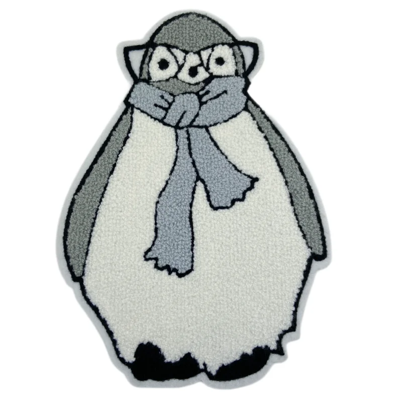 

Iron On Animal Patch Penguin Woven Parches Garment Accessoires Stickers Custom Embroidery Chenille Patches For Clothes Jackets