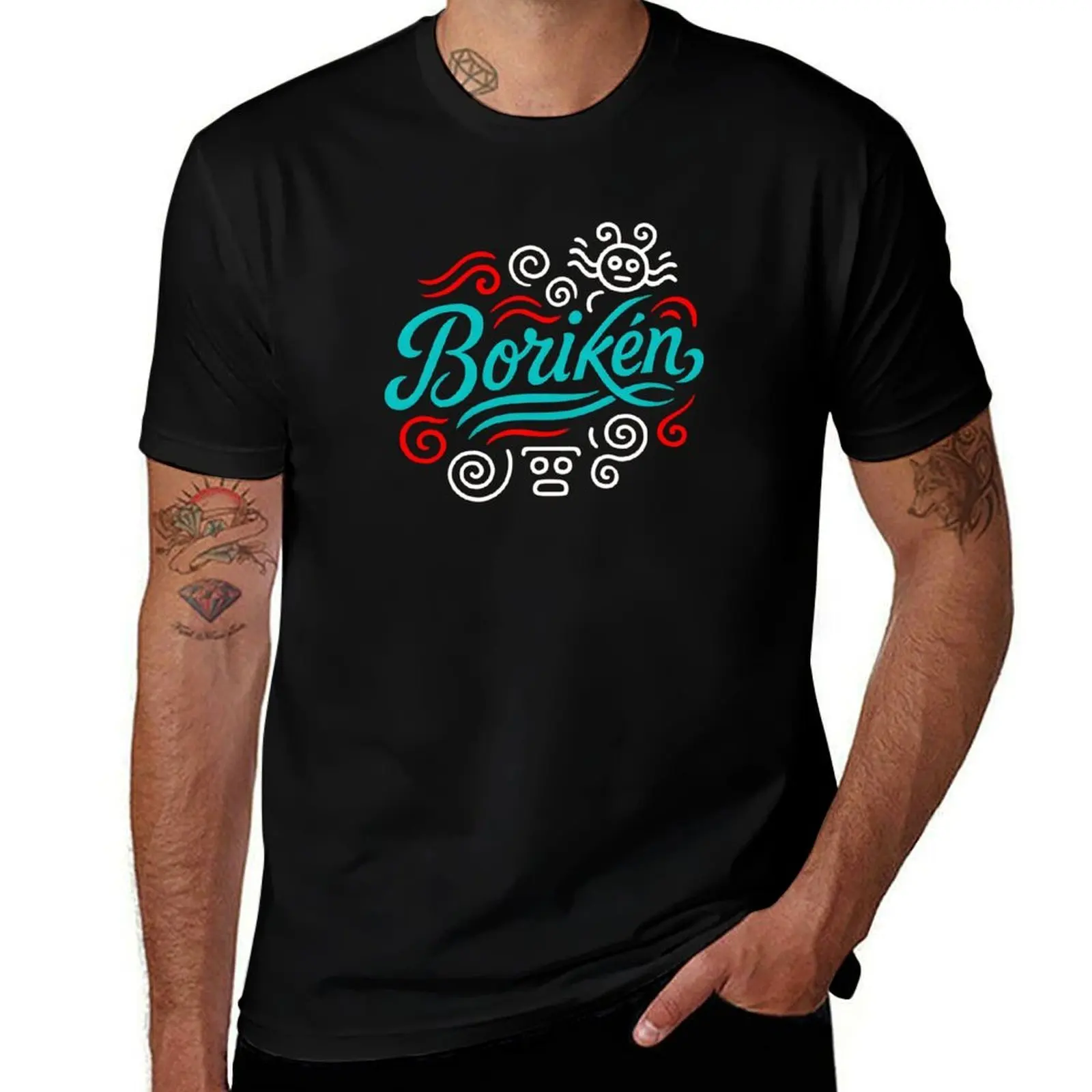 

Borikén Taíno Roots Puerto Rico T-Shirt cheap stuff man t shirt anime figures t shirt for men