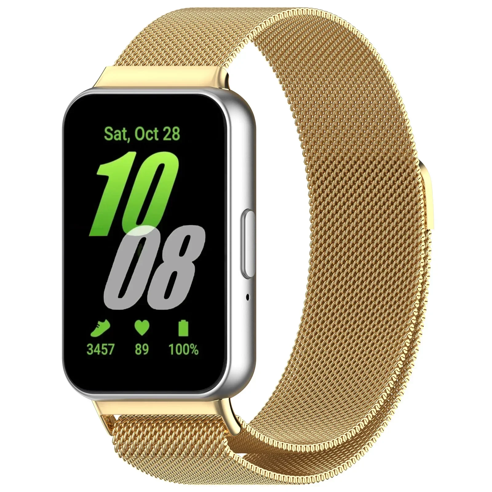 Milanese-Armband für Samsung Galaxy Fit 3, magnetisches Edelstahl-Ersatzarmband, Armband, Galaxy Fit 3-Zubehör, Correa – Detail 11