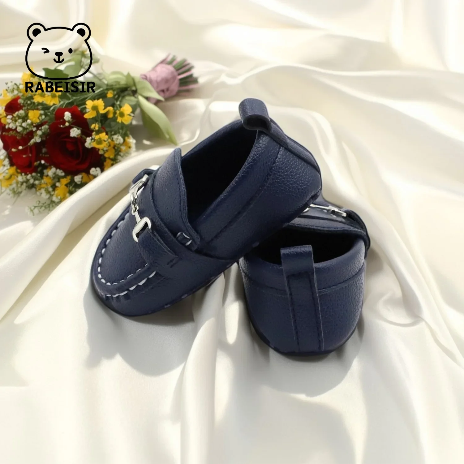 أحذية أطفال رجالية، أحذية فول ريترو، أحذية مشي للأطفال، 6-12-18 شهرًا، نعل ناعم، مضادة للانزلاق، قابلة للتنفس