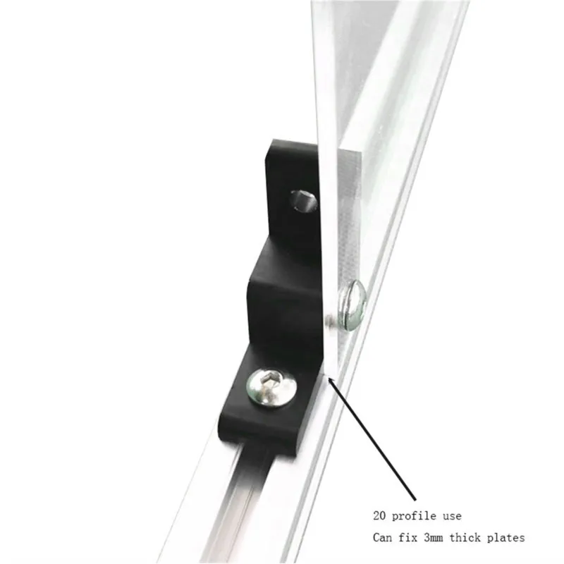 Picture 6: Corner Bracket 1Pcs Anchor Wheel Connector Right-Angle Extrusion Corner Code for 2020 3030 40 Aluminum Profile Hardware Brackets