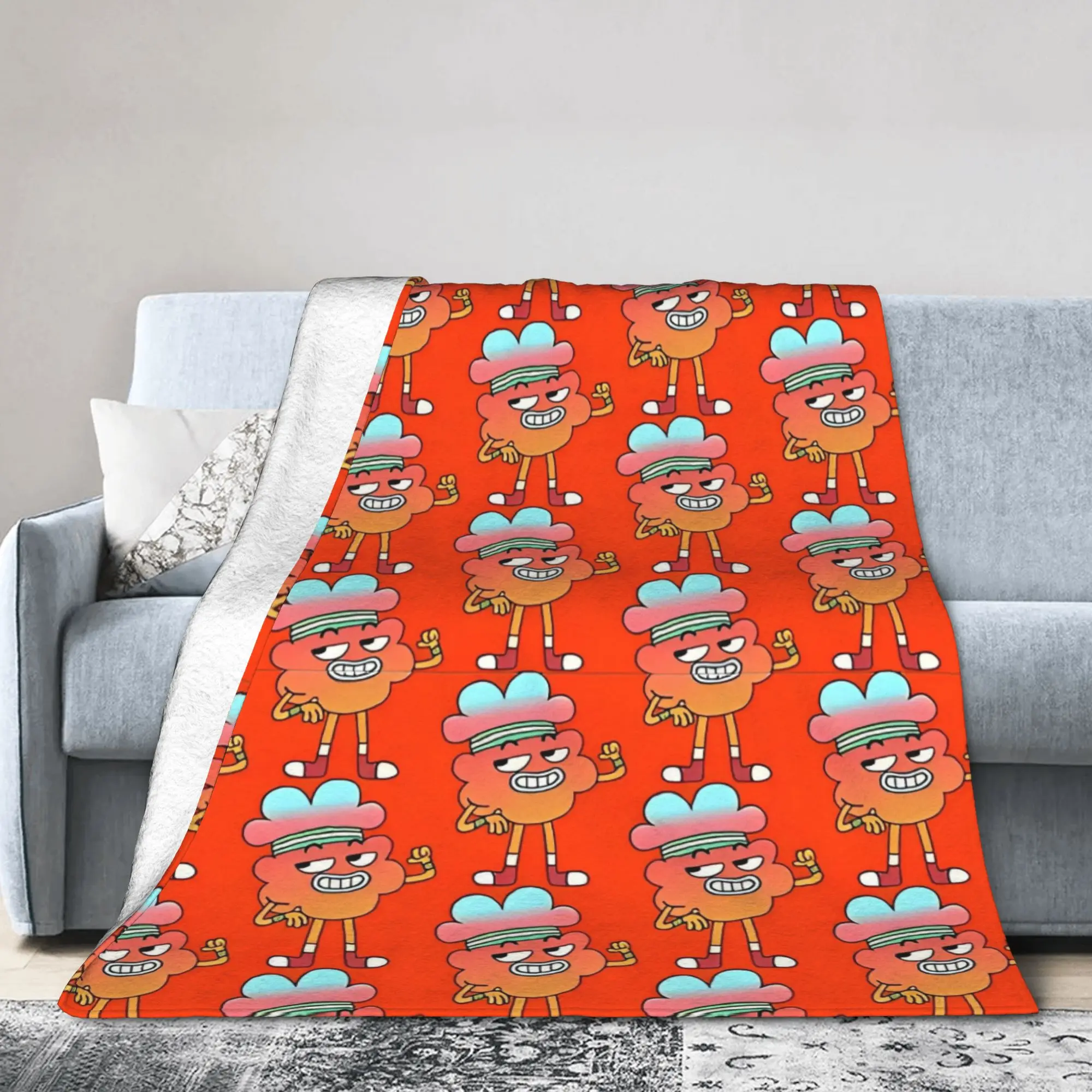 Gumballs Tobias Wilson Fleece Blanket Novelty Throw Blankets for Bed Sofa Couch 150*125cm Plush Thin Quilt,