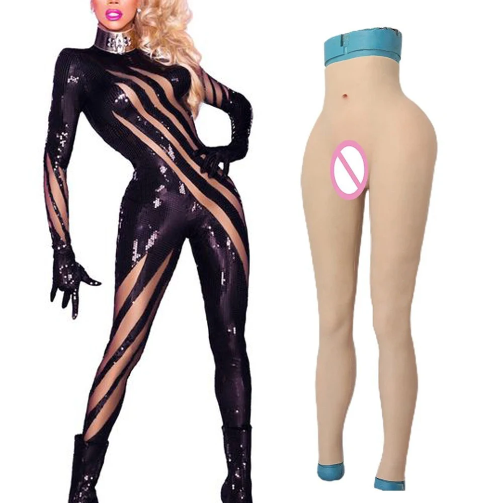 Cosplay Silicone Realistic Fake Vagina Penetrable Pants False Buttock Enhancer Male to Female Shapewear Crossdresser Transgender