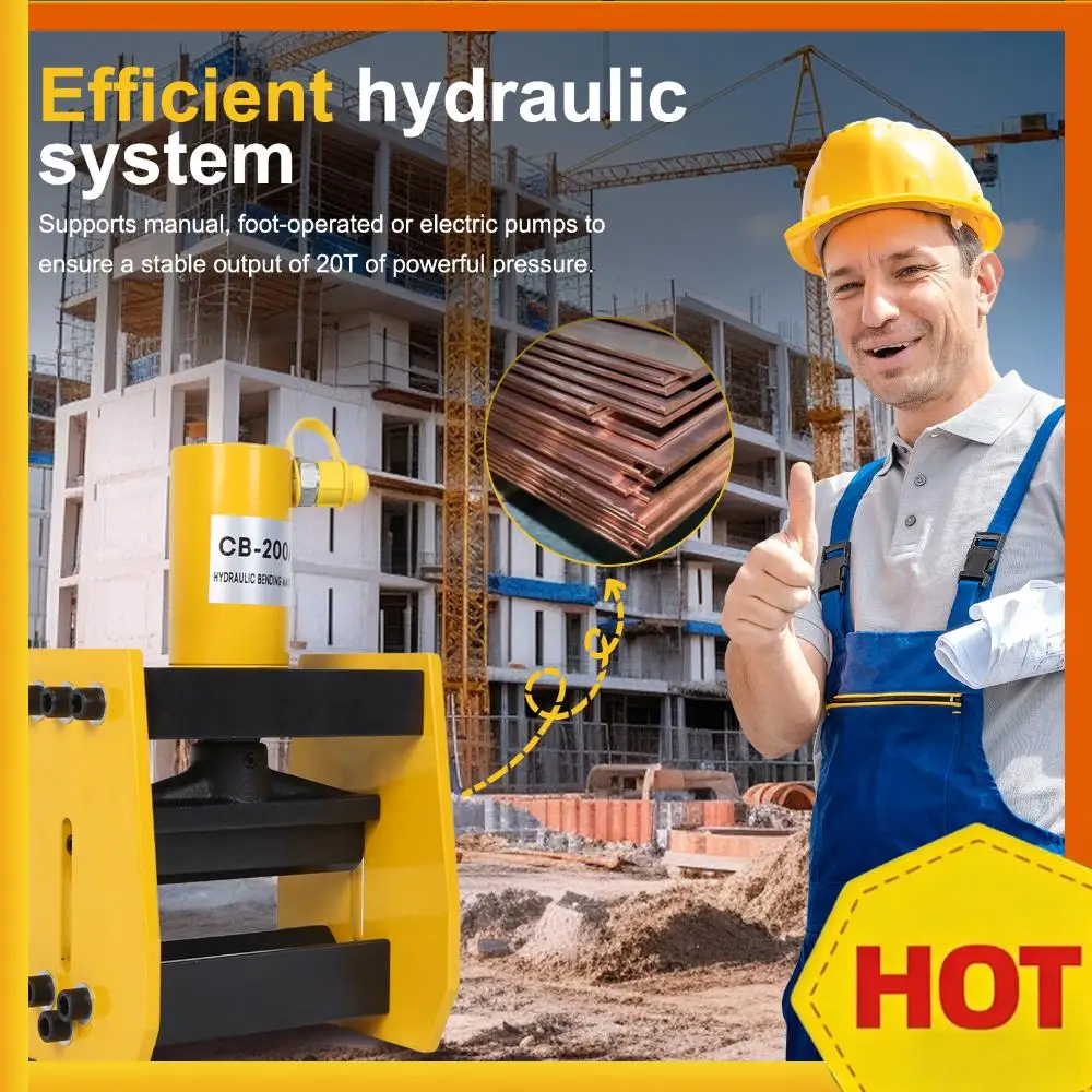 

Industrial Bus Bar Bender with Angle Indicator Busbar Fabrication Machine Wear Resist for Thickness Aluminum Iron Bend