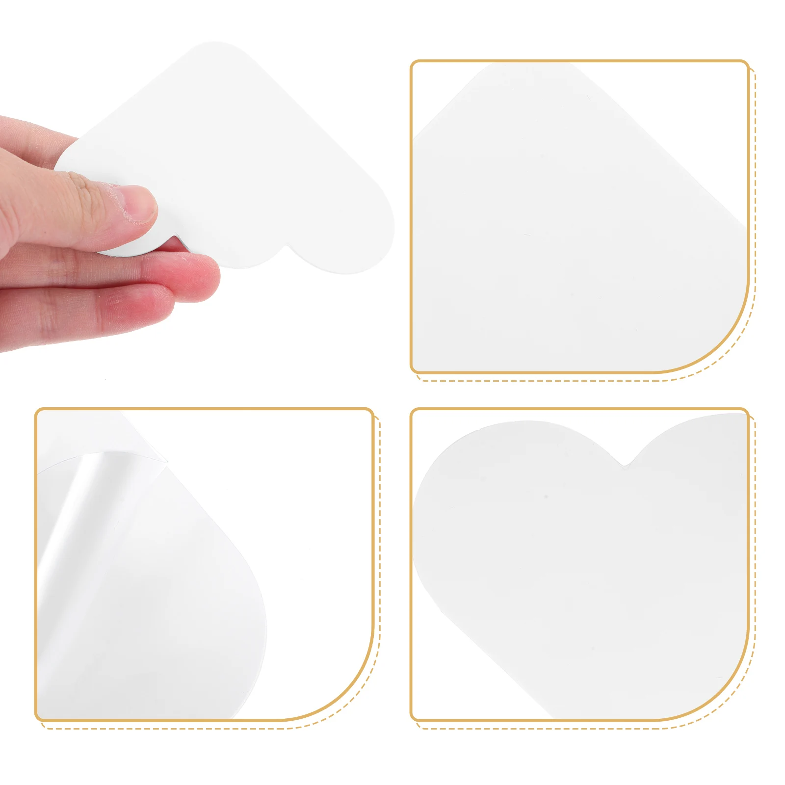 

12Pcs Non Slip Rug Tape Carpet Grippers Strong Adhesive Rug Pads for Tile Hardwood Floors Area Rugs Stay in Place