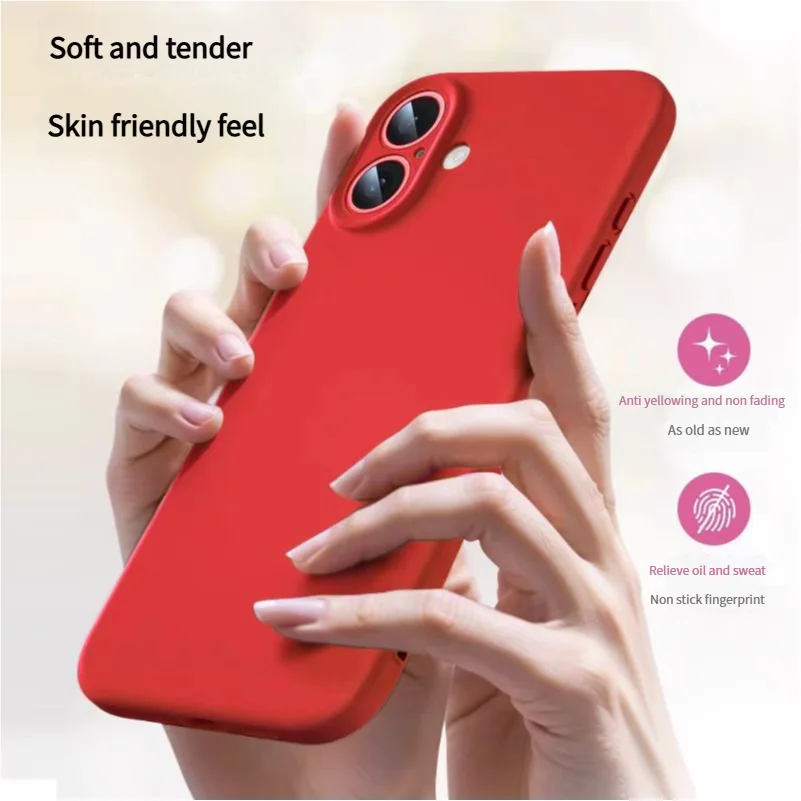 Original Liquid Silicone For Magsafe Magnetic Case For iPhone 17 Air 16 Plus 15 14 13 12 Pro Max 11 16E X XS XR Matte Soft Cover - náhled 4