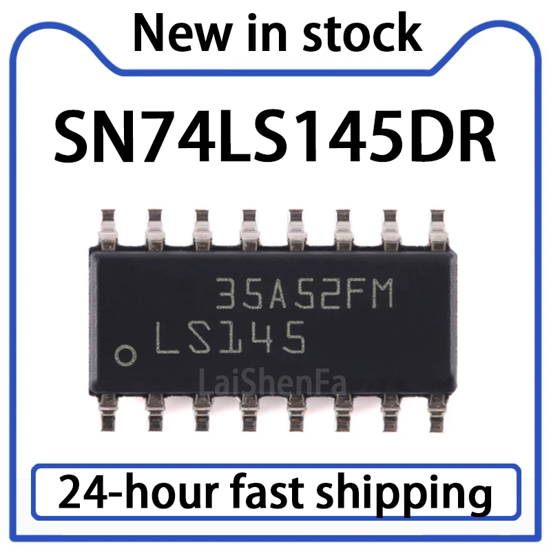 10PCS SN74LS145DR Package SOIC-16 BCD To Decimal Decoder/driver Chip in Stock