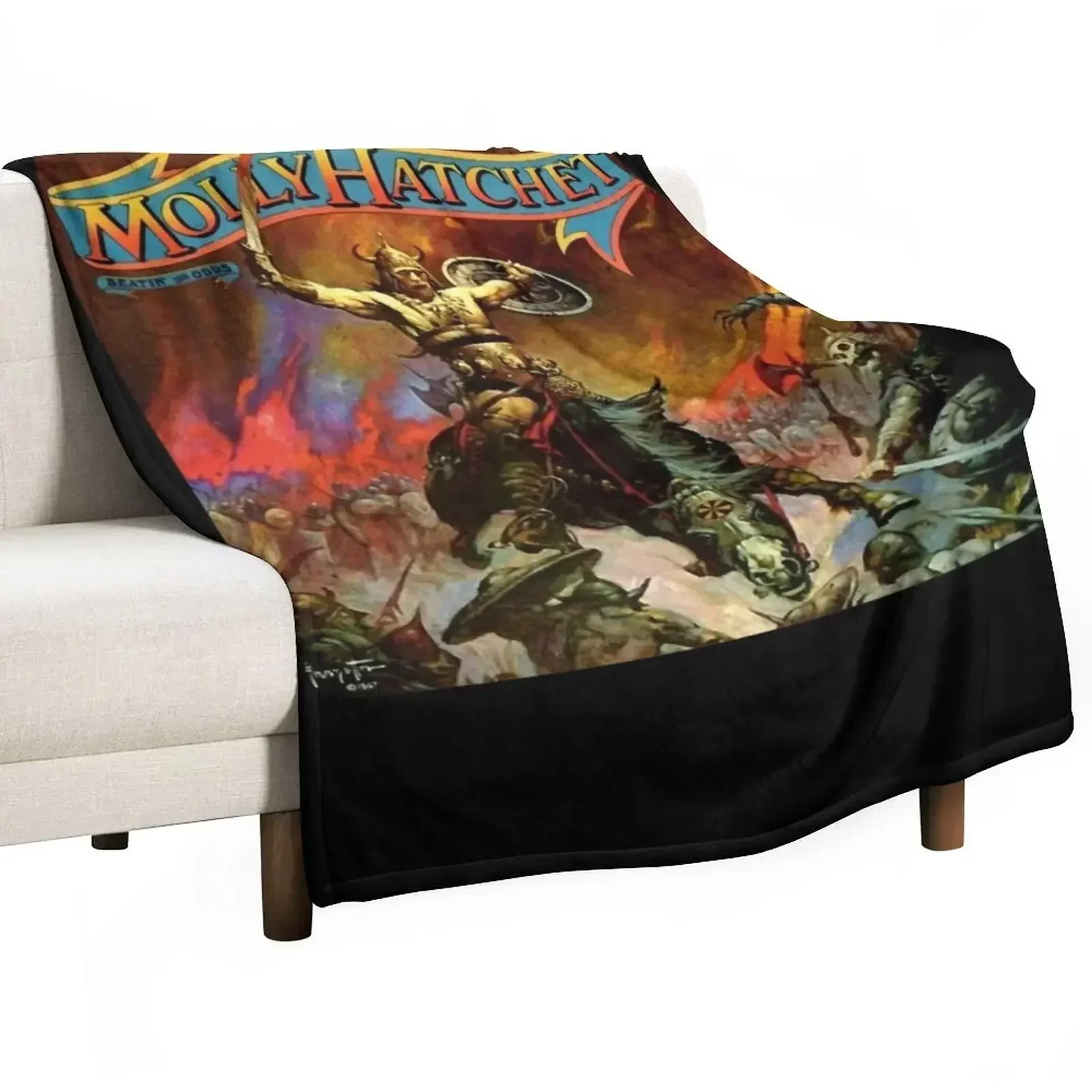 Molly Hatchet Throw Blanket Tourist manga Blankets