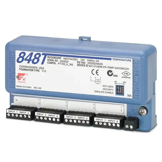 2026/Professional Manufacturer -848TFI1S001F5Q4 Foundation Fieldbus Temperature Transmitter