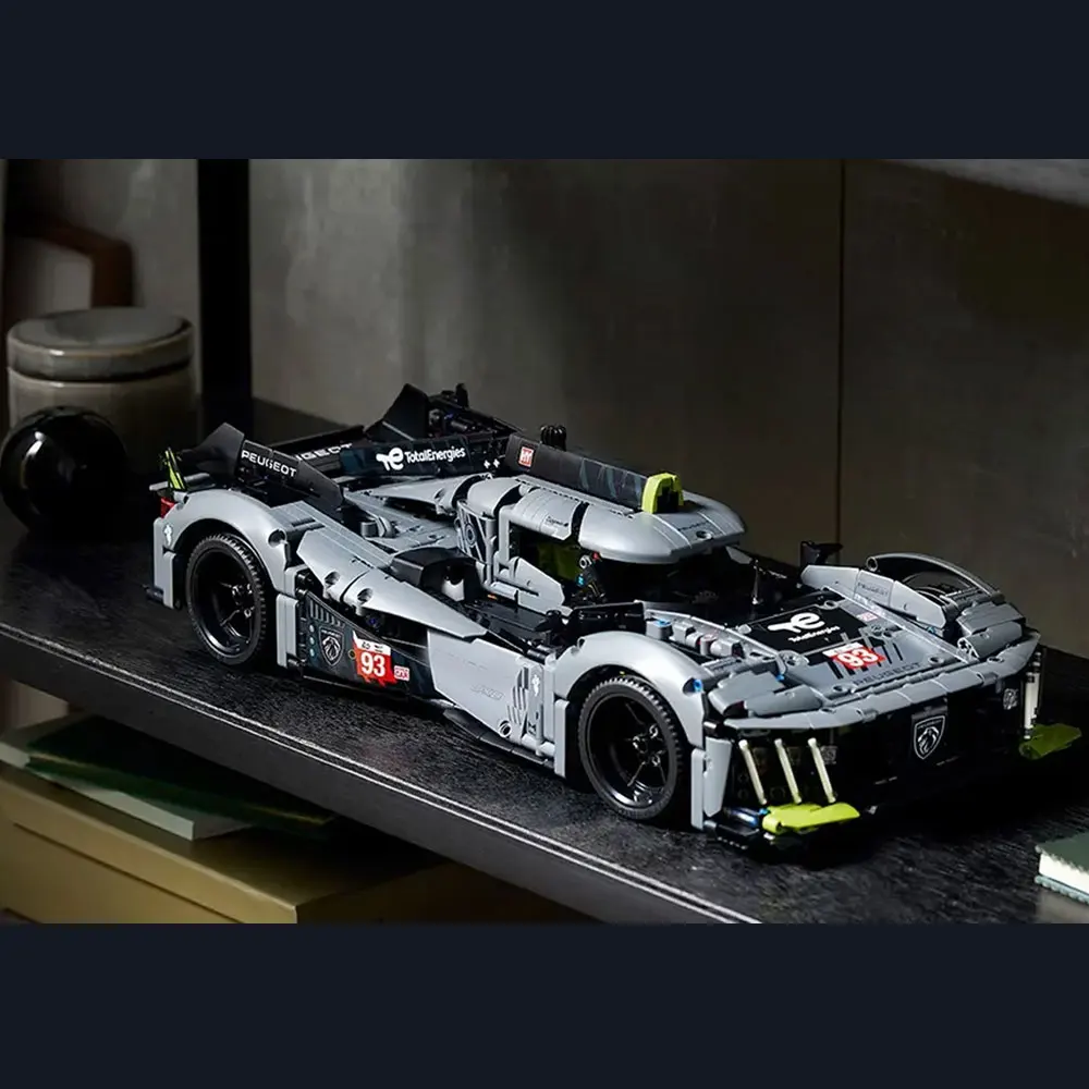 1775PCS Technische 9X8 24H Le Mans Hybrid Hypercar Auto Bouwstenen Monteren Bakstenen Voertuig Speelgoed Cadeau voor Kinderen Kids