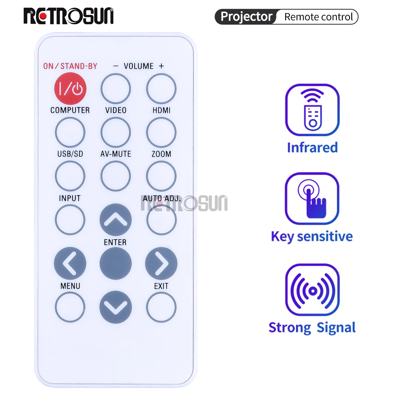 

New Original IR28012 For Toshiba projector Remote Control NPX10A NPS10A HDMI/VIDEO DV20A