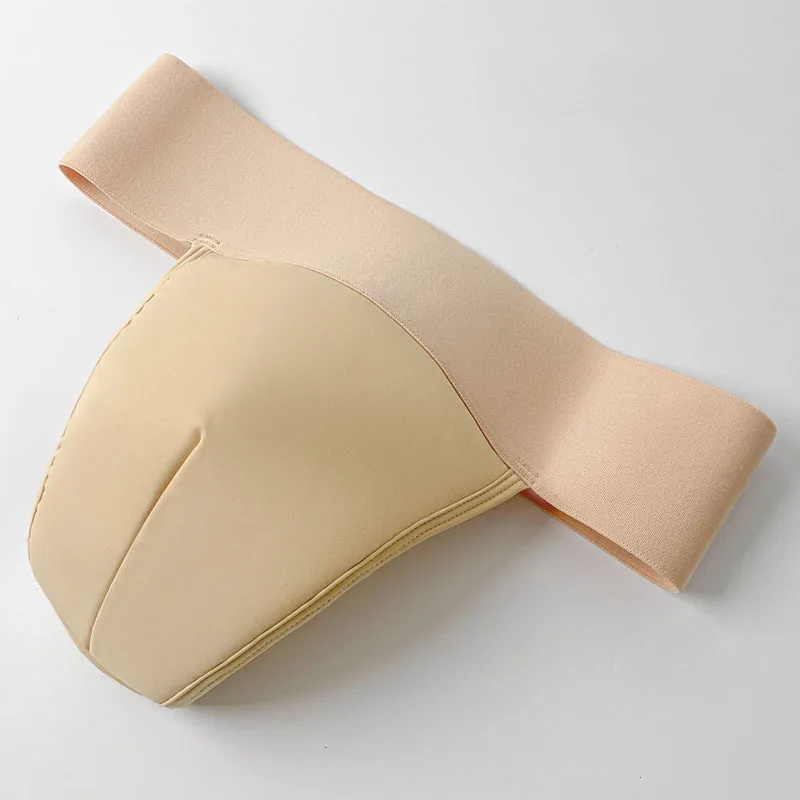 

Men's U Convex Pouch Dance Thong Briefs Men Gymnastics With Wide Elastic Waistband Sponge Filling Ballet T-back Underwear