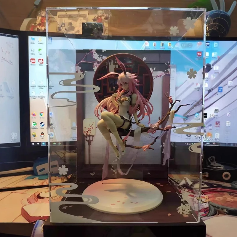 33cm caliente Honkai Impact 3RD figura de acción Yae Sakura figuras de Anime modelo decoración de escritorio Anime Pixiv juguetes niños regalos de navidad
