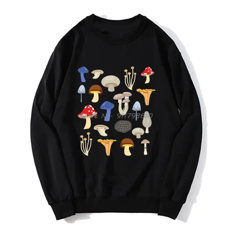 

Mushroom Species Design A Mushroom Hunter Funny Mushroom Hoodie Men Spring Autumn Sweater Streetwear Sweatshirt Harajuku