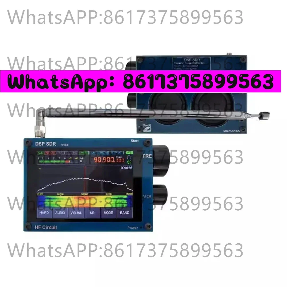 Por Set portatile Ricevitore SDR DSP Set professionale multifunzionale radio con scheda PCB a quattro strati