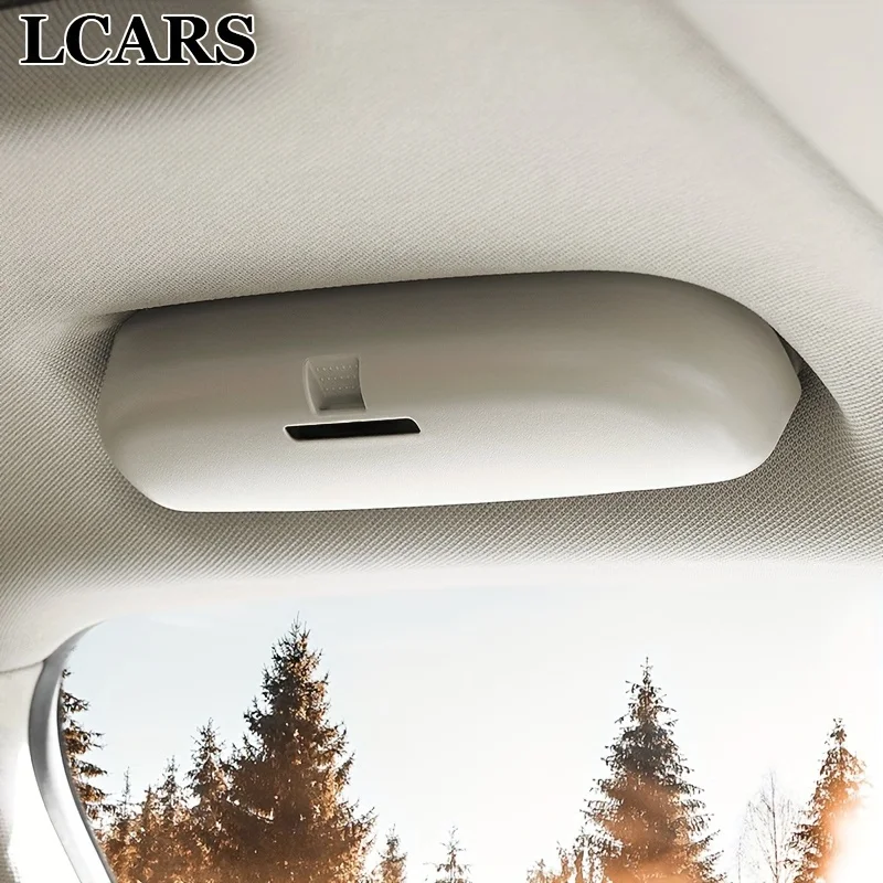 Lcars Auto-spezifisches Brillenetui, geeignet für Audi A4L A6L Q5L A3 A7 Q2L Q3 Q5 Q7, Original-Auto-Griff, Clip-Typ, Modifikation, Brillen-Aufbewahrungsbox