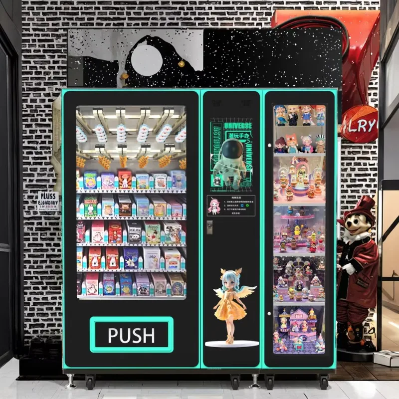High Revenue Smart Locker Nail Blind Box Vending Machine Fast Delivery Hot Selling Beauty Candy Sticker mysteri box Customized