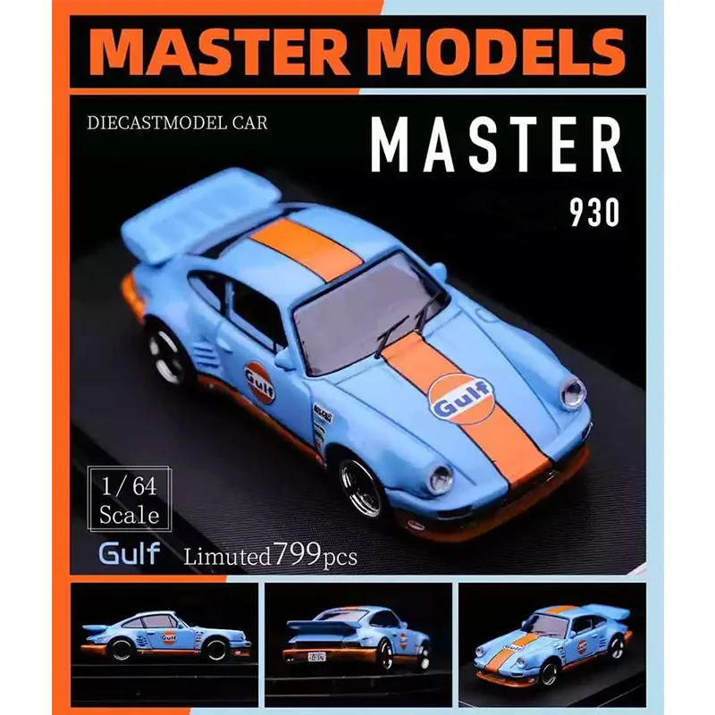 930 BLACK BIRD GULF 1:64 SCALE BY MASTER Car Collection Limited Edition Hobby Toys