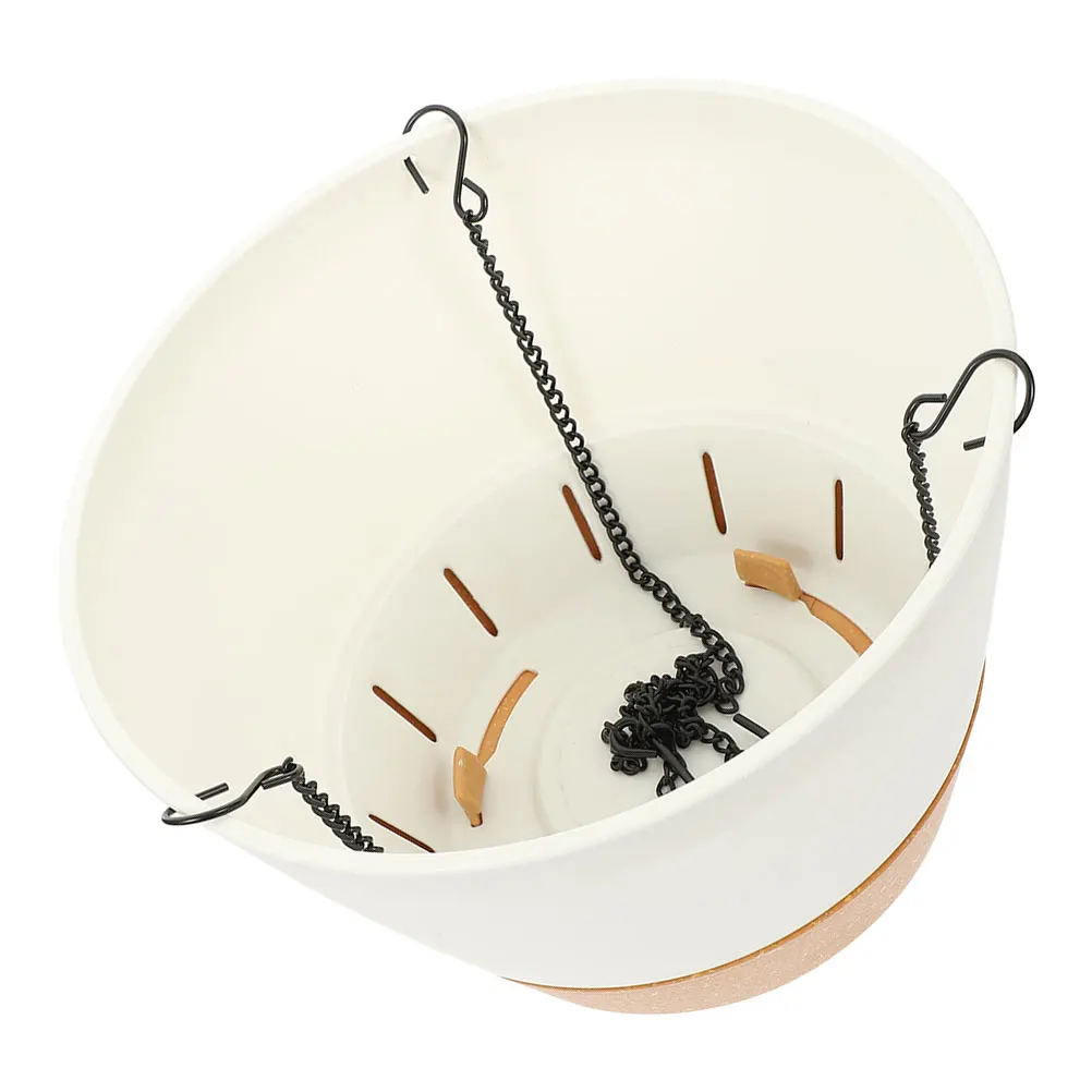 

Hanging Flower Pot Iron Chain Planter Indoor Outdoor Balcony Garden Decor Wall Mount Easy Install Beautiful Home Gift