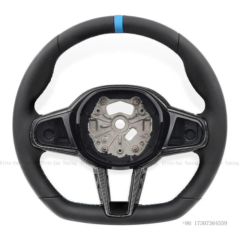 

M Sport CS Leather Steering Wheel for BMW G02 G05 G06 G20 G21 G22 G26 G29 G80 G87 F40 F44 I4 118i M440i X3 X4 X5 Car Accessories