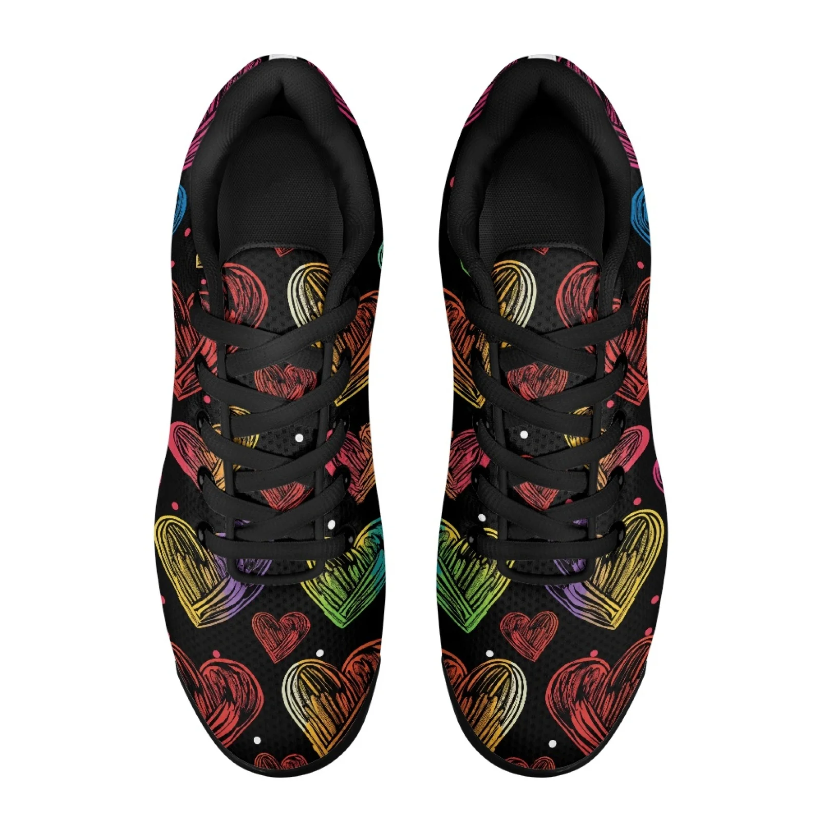 PENSTROLL Colorful Hearts Patt - Air Cushion Jogger Shoes Men review and price