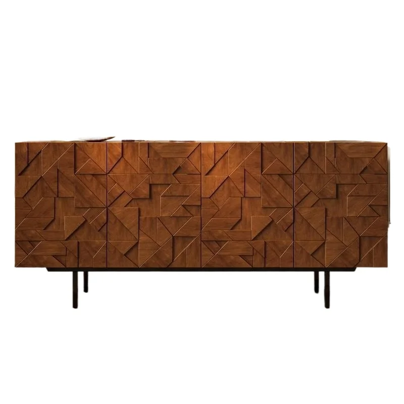 

Light luxury home entrance cabinet, dining side cabinet, antique entrance hall partition cabinet, Italian bedroom storage