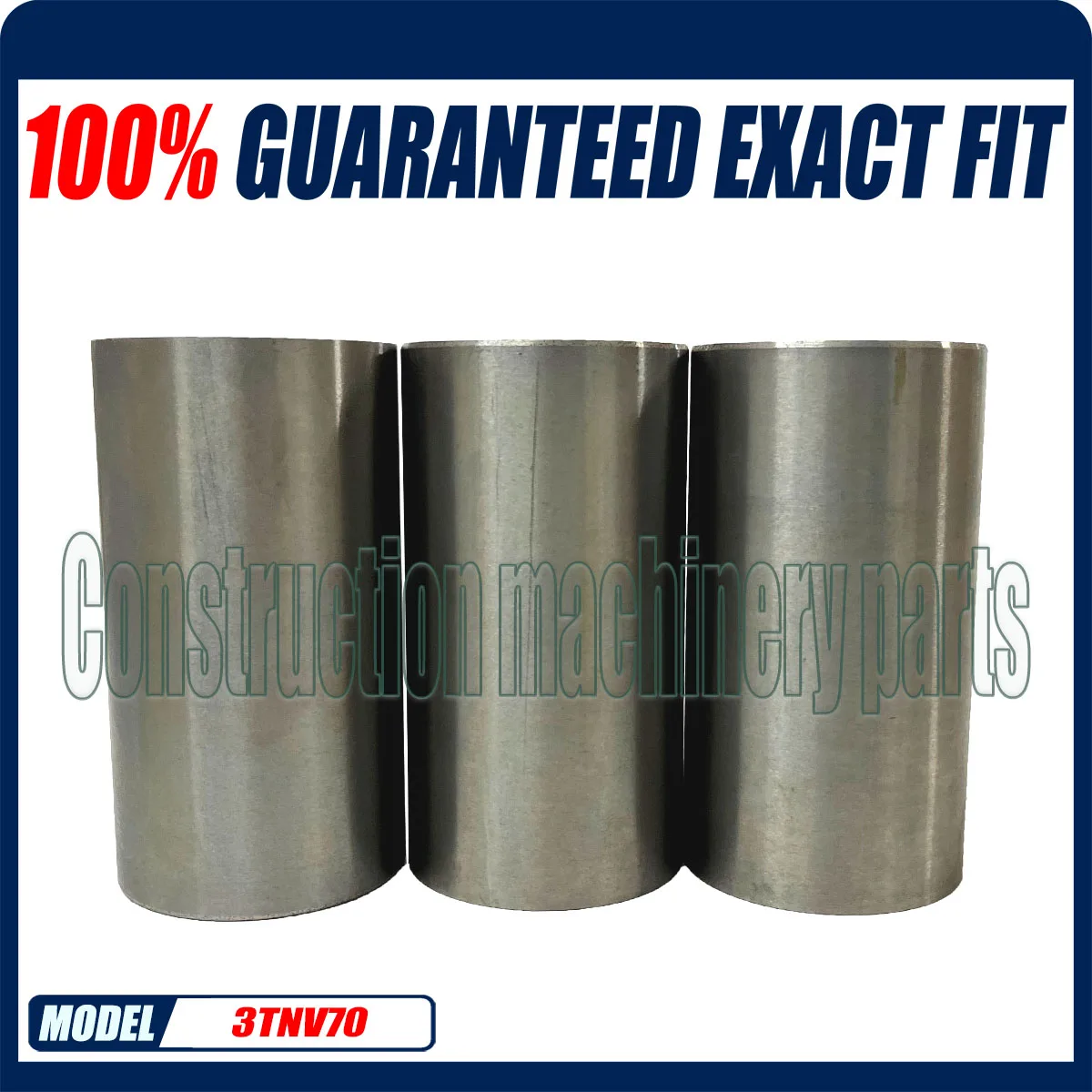 3TNV70 3pcs Cylinder Liners (Semi-finished) Fit for Yanmar