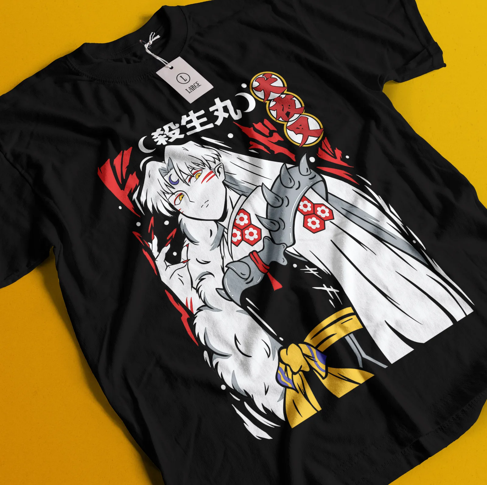 

Inuyasha Shirt Sesshomaru Tshirt Kagome Higurashi T-Shirt Miroku Tee Naraku Koga