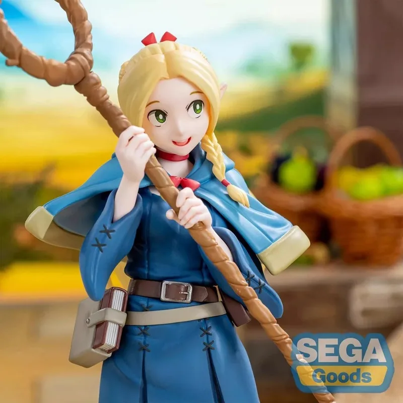 Original SEGA Luminasta Dungeon Meshi Marcille Kawaii Doll Action Anime Figure PVC Model Collectible Toys for Boys