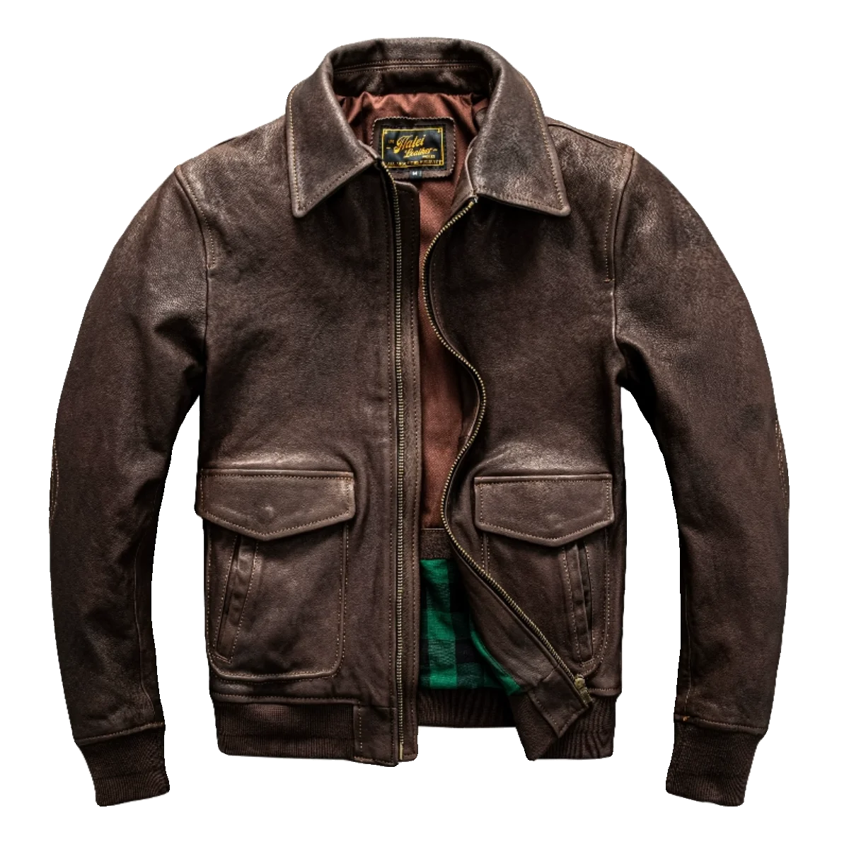 ชุดสูทเที่ยวบิน G1 ผสมกับหนังแพะและแจ็คเก็ตหนังสําหรับผู้ชาย ทรงสั้นและทรงเข้ารูป เทรนด์แจ็คเก็ตฤดูใบไม้ร่วงและฤดูหนาว