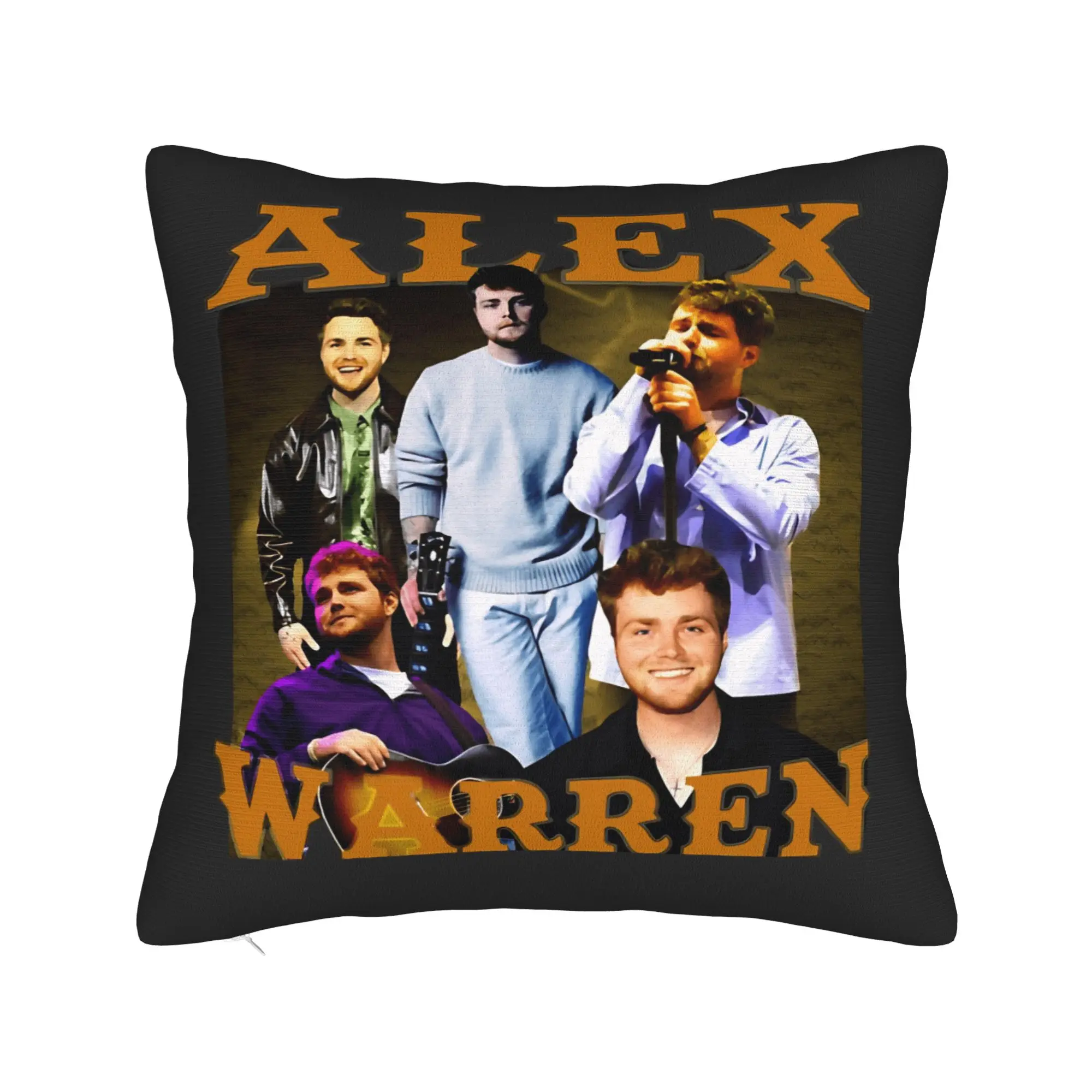 Singer A-Alex W-Warren Pillow Cover  Kawaii Pillow Case For Living Room Chair Graphic Pillowcases Gift