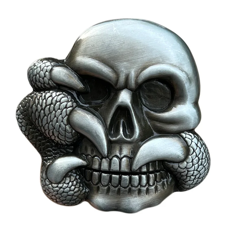 

Застежка для волос из цинкового сплава в виде орлиного когтя и черепа, европейская мода, креативный дизайн, ретро-стиль, гладкая застежка, в стиле вестерн-ковбой.