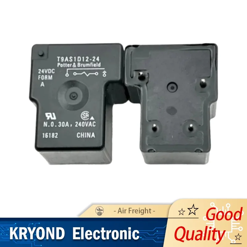 1 PCS 2 PCS 5 PCS Relay T9AS1D12-12 T9AS1D12-24 12 VDC 24 VDC 30 A 4 Pin for TE Tyco