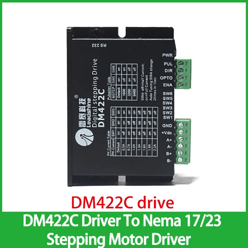 

DM422C Driver Is Applicable To Nema 17/23 Stepping Motor High Performance Durable Stepping Motor Driver