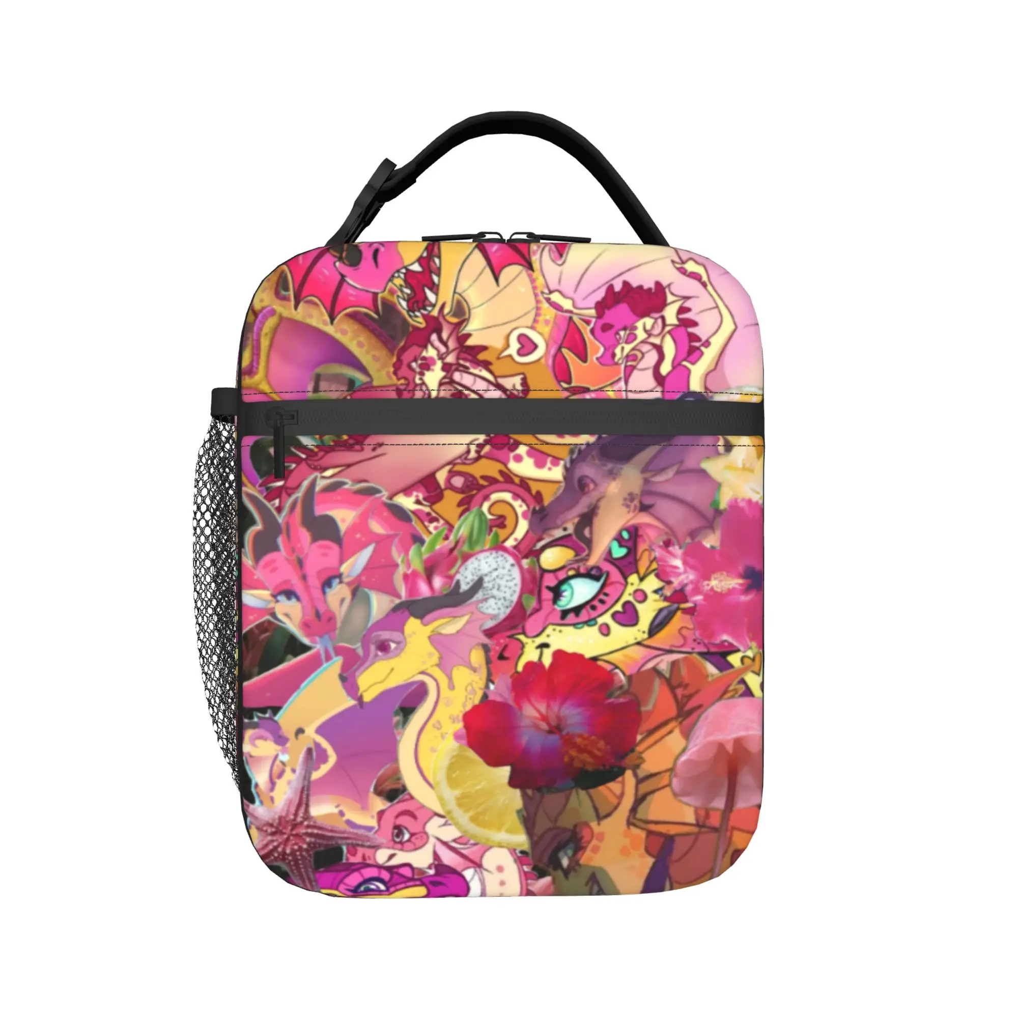 Wing Of Fire dragon Thermal Insulated Lunch Bag for Travel  Portable Food Container Bags Men Women Cooler Thermal Lunch Boxes