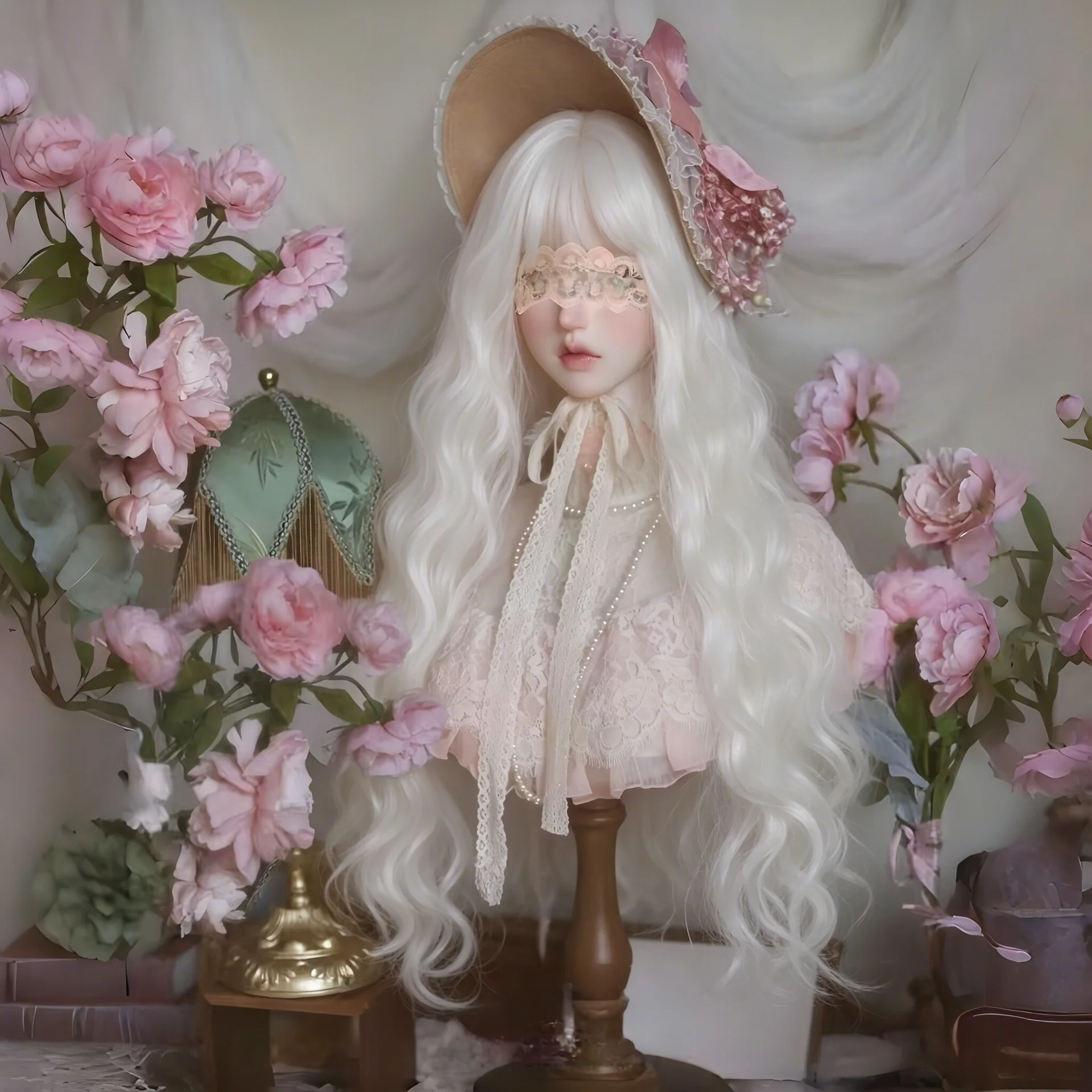 （customization 30day） 1/3 1/4 1/6 Doll's Wig for 60/45/30cm Bjd Doll  Hair Toys Ancient Style wig Doll Accessories No Doll