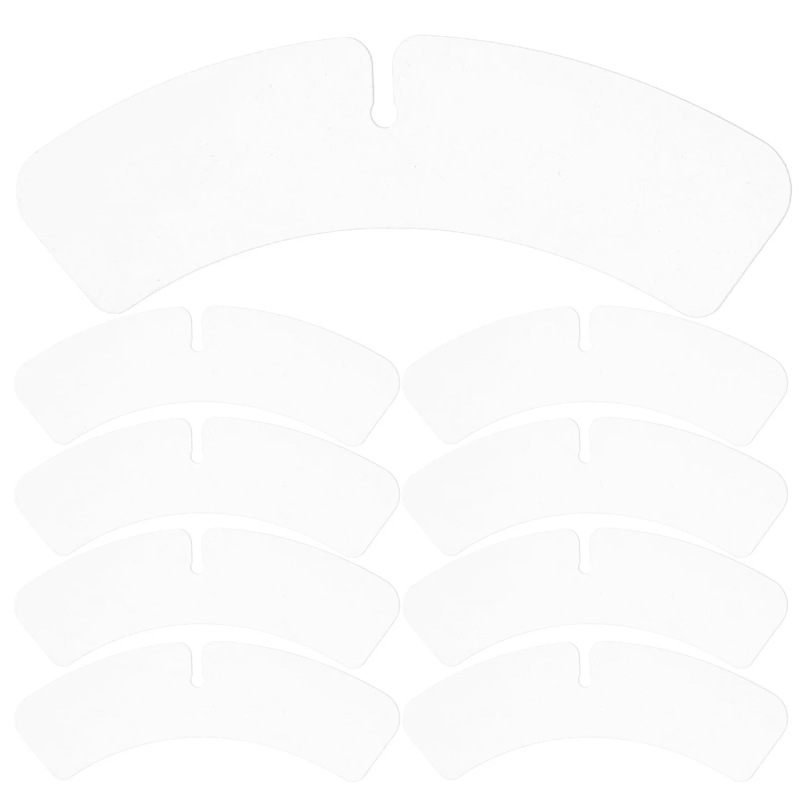 100Pcs Plastic Shirt Collar Stays Support Upright Collar Retainers for Mens Dress Shirt Accessories Collars Stays