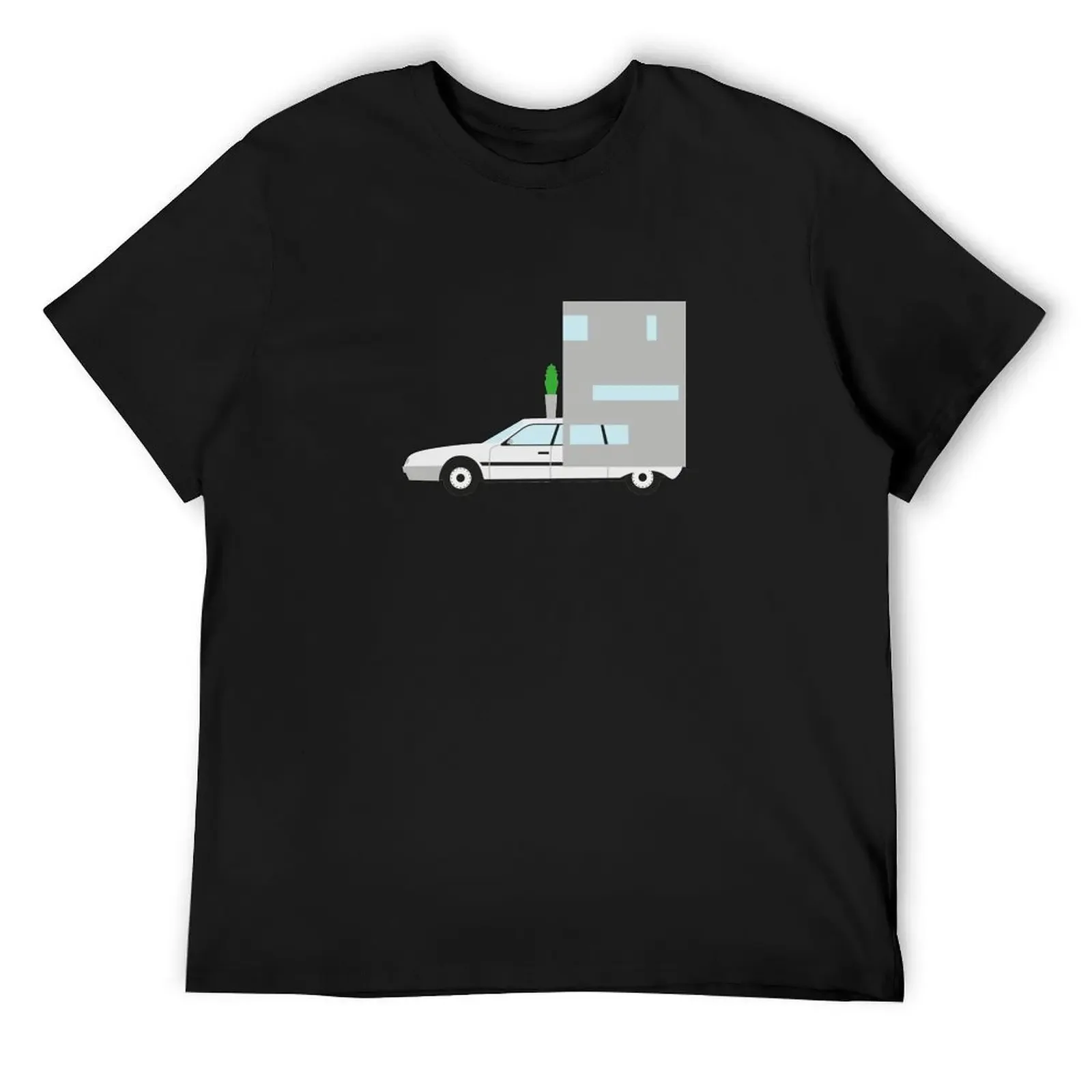 

DriveTribe Cartoon Motorhome Leaning Tower T-Shirt croswit shirt man customs mens designer clothes