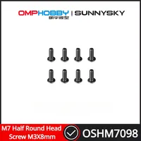 OMPHOBBY M7 RC Helicopter Spare Parts Half Round Head Screw M3X8mm OSHM7098