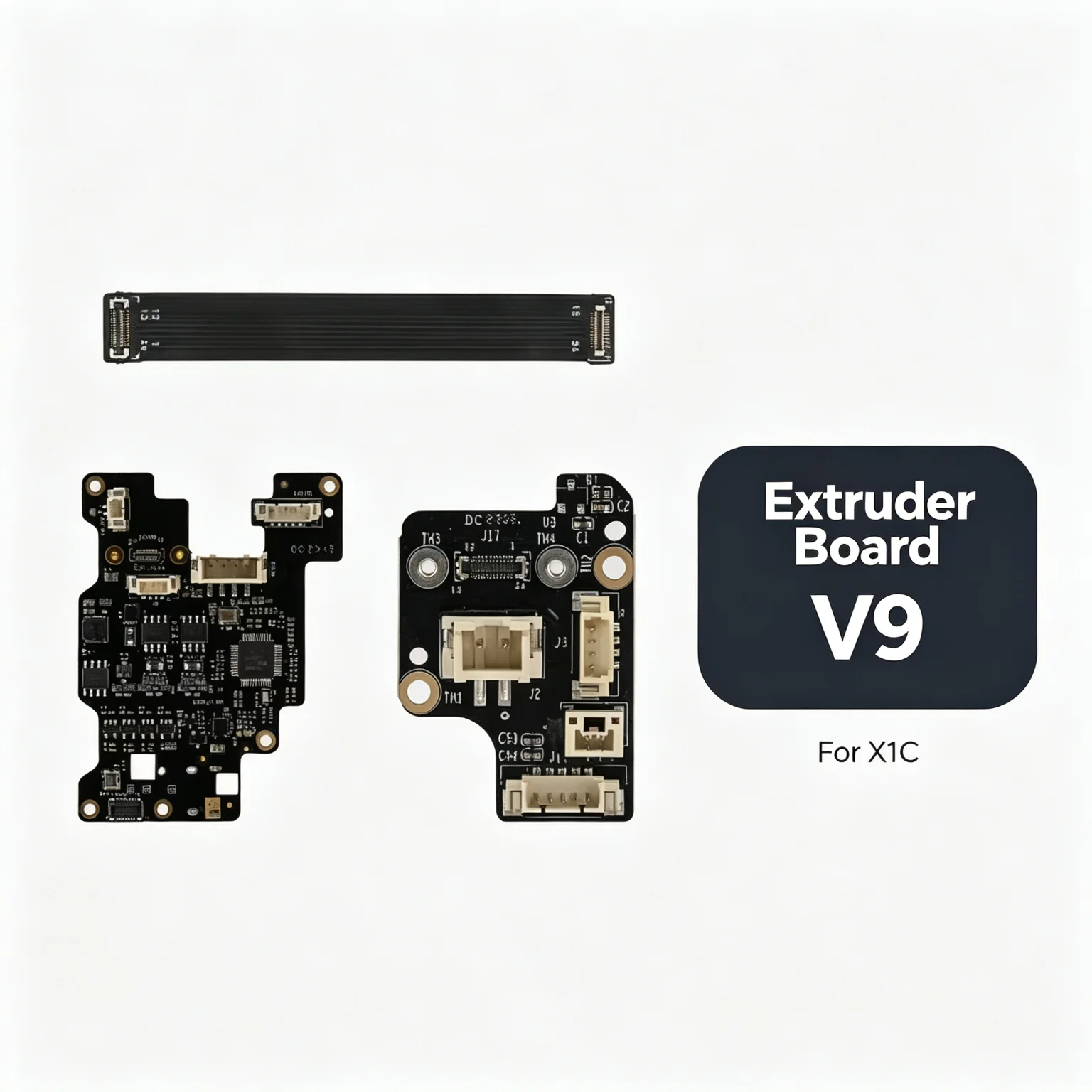 X1C Extruder Board V9 Dual Red Light 3D Printer Spare Part For Bambu Lab X1C Hotend Control Board Module