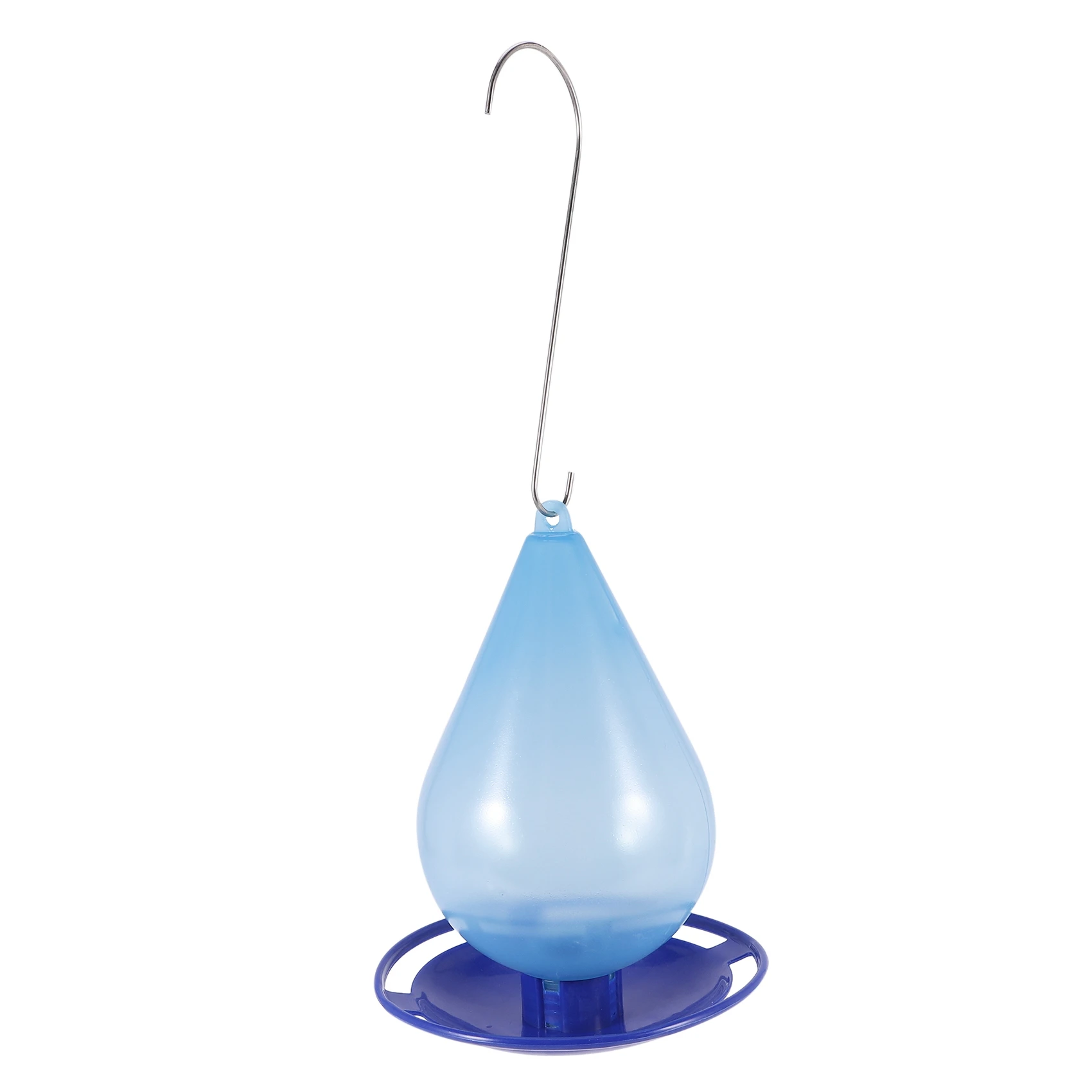 DT15 Automatic Bird Water Feeder Droplet Shaped Bird Waterer Easy Hanging with Hook for Garden Wild Birds