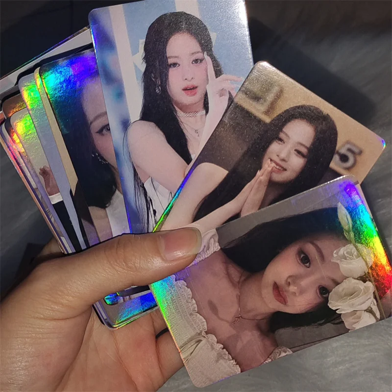 50pcs/set Babymonster Album LOMO Card ASA Laser Card Enoki And Apricot Postcard Photo Card Girl Collection Gift Hologram Card